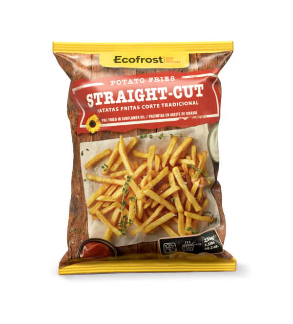 Ecofrost Potato Fries Straight Cut 1kg