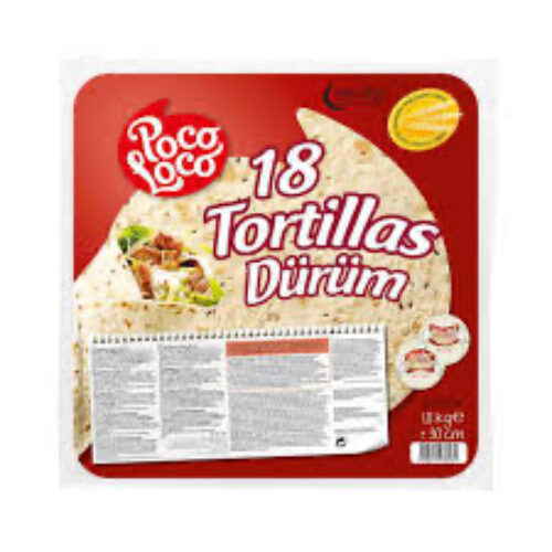 Poco Loco tortilla 30 cm 18 stuks pack