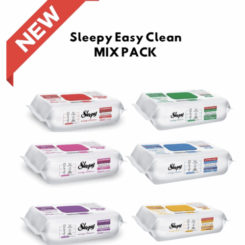 Sleepy Easy Clean doekjes MixPack 6 x packs 100 doekjes